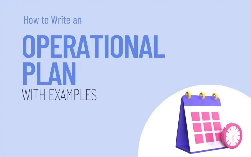 how to write an operational plan